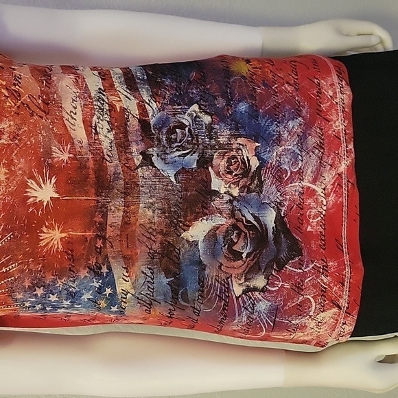 VTG BLUE CANYON Patriotic Fourth of July American Flag Graphic T-shirt - Picture 6 of 9